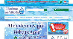 Desktop Screenshot of piscinasenoferta.com